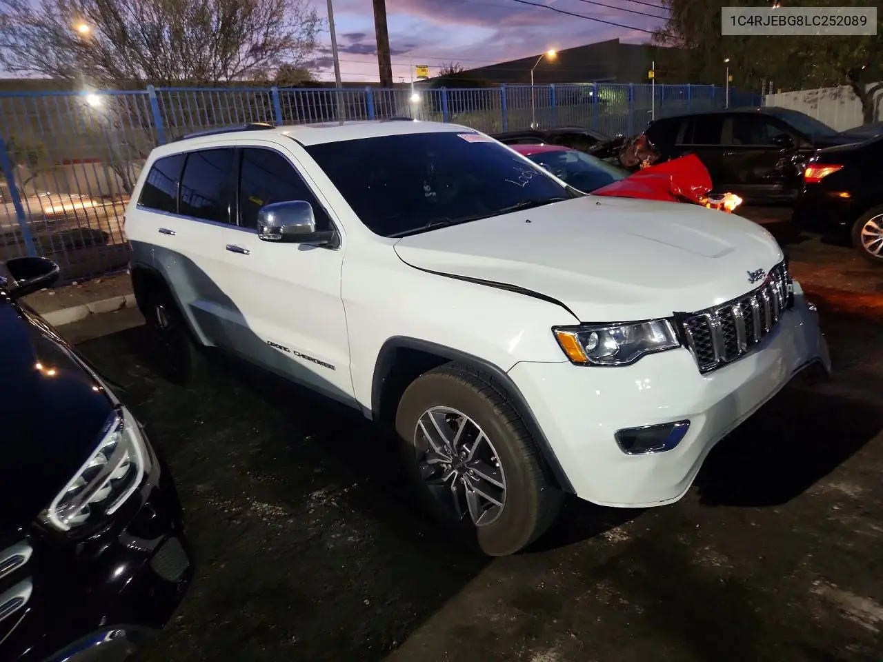2020 Jeep Grand Cherokee Limited VIN: 1C4RJEBG8LC252089 Lot: 61640966