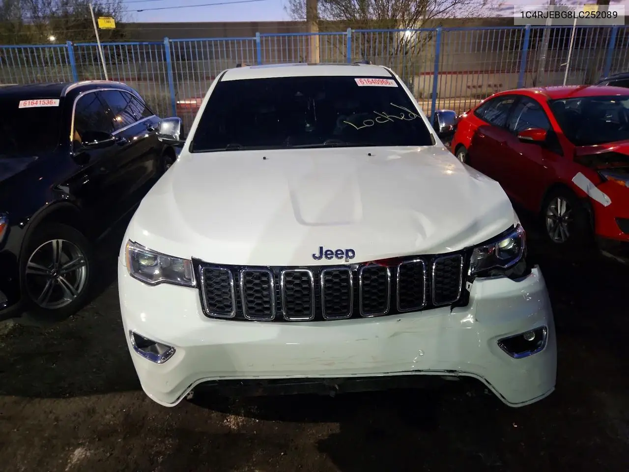 2020 Jeep Grand Cherokee Limited VIN: 1C4RJEBG8LC252089 Lot: 61640966