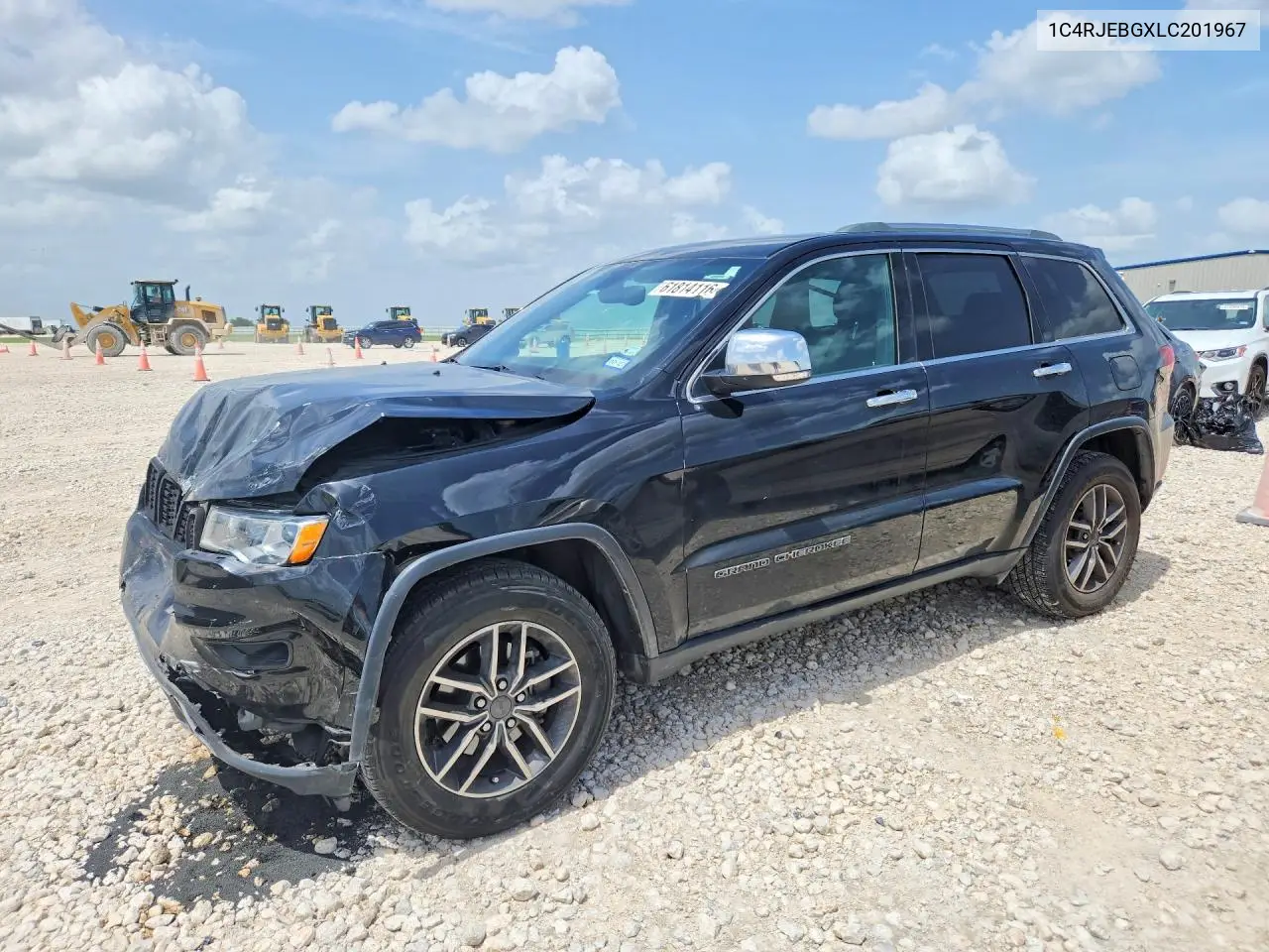 2020 Jeep Grand Cherokee Limited VIN: 1C4RJEBGXLC201967 Lot: 61814116