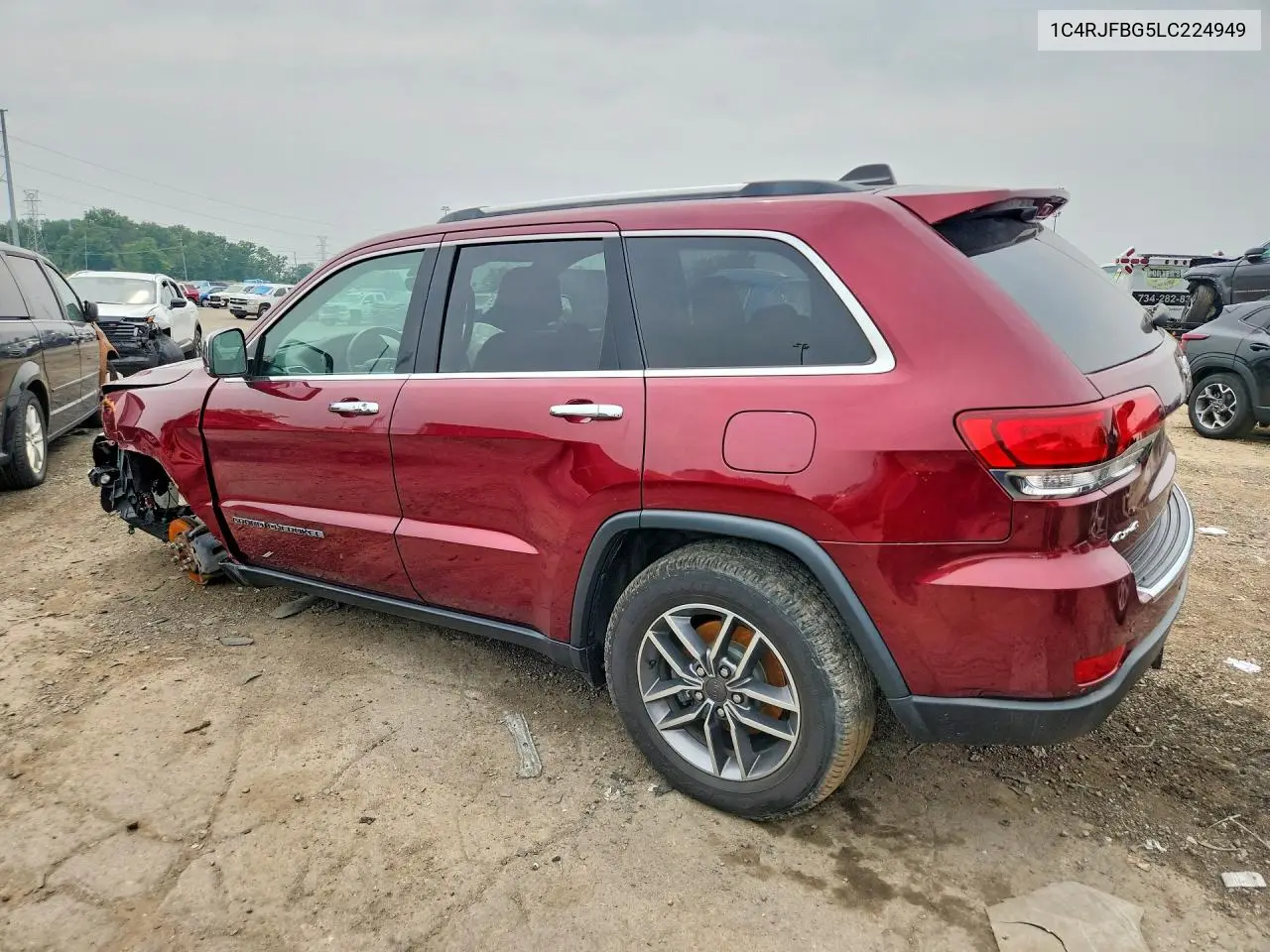 2020 Jeep Grand Cherokee Limited VIN: 1C4RJFBG5LC224949 Lot: 61839016