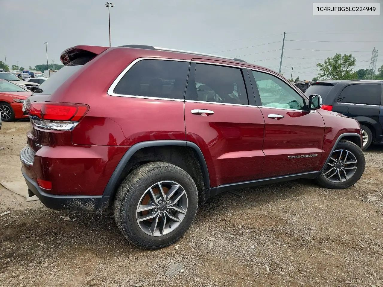 2020 Jeep Grand Cherokee Limited VIN: 1C4RJFBG5LC224949 Lot: 61839016