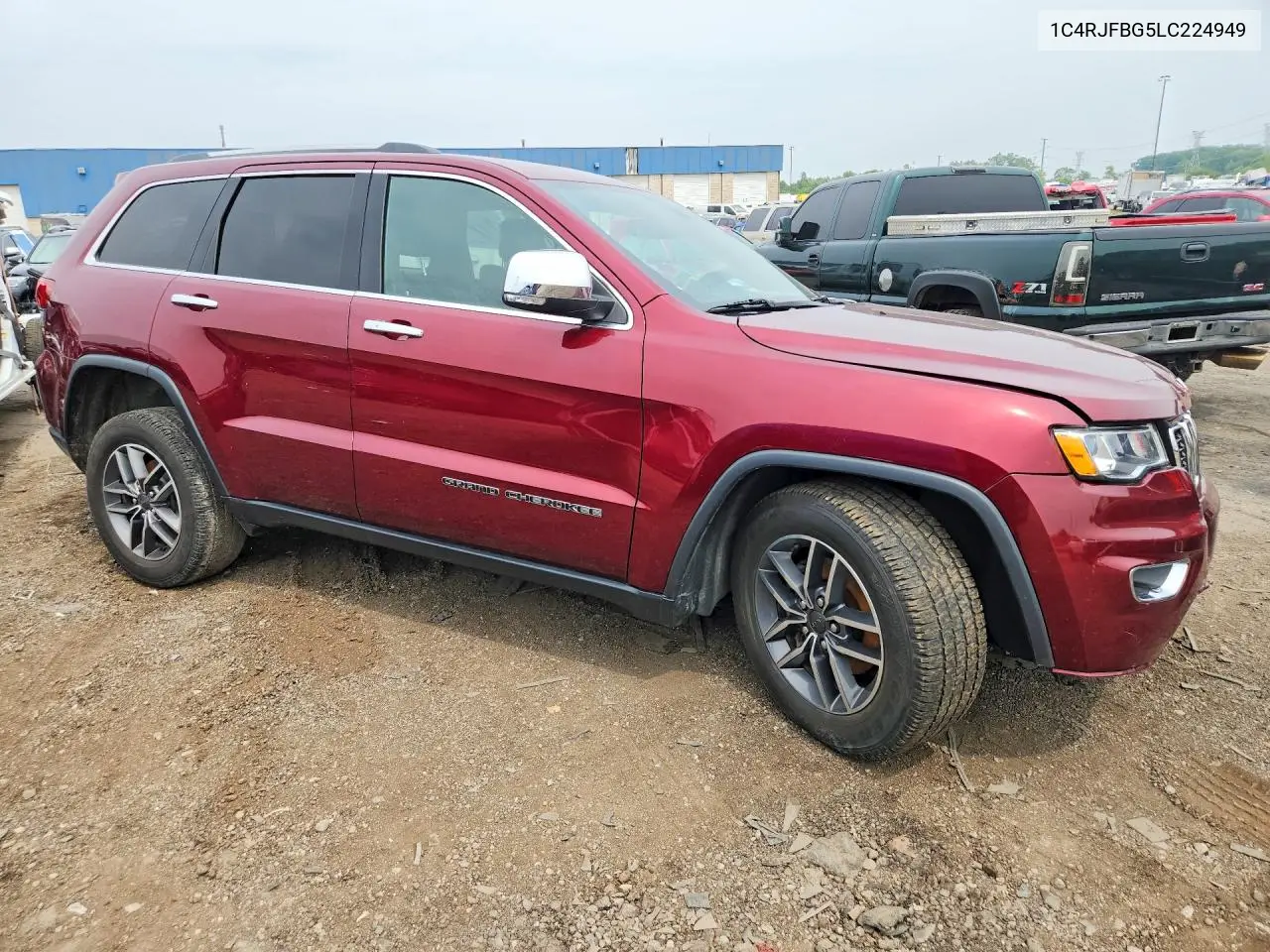 2020 Jeep Grand Cherokee Limited VIN: 1C4RJFBG5LC224949 Lot: 61839016