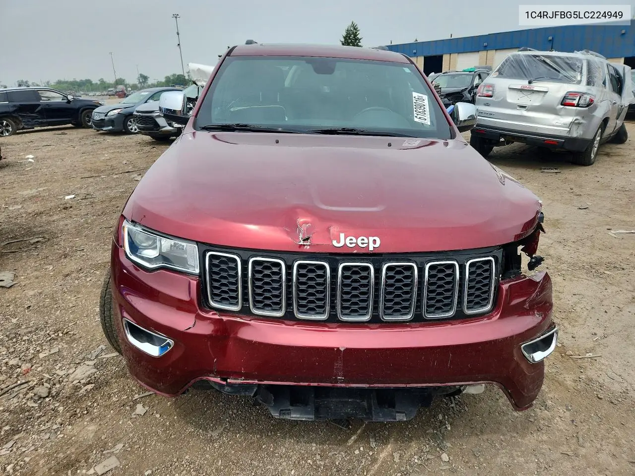 2020 Jeep Grand Cherokee Limited VIN: 1C4RJFBG5LC224949 Lot: 61839016