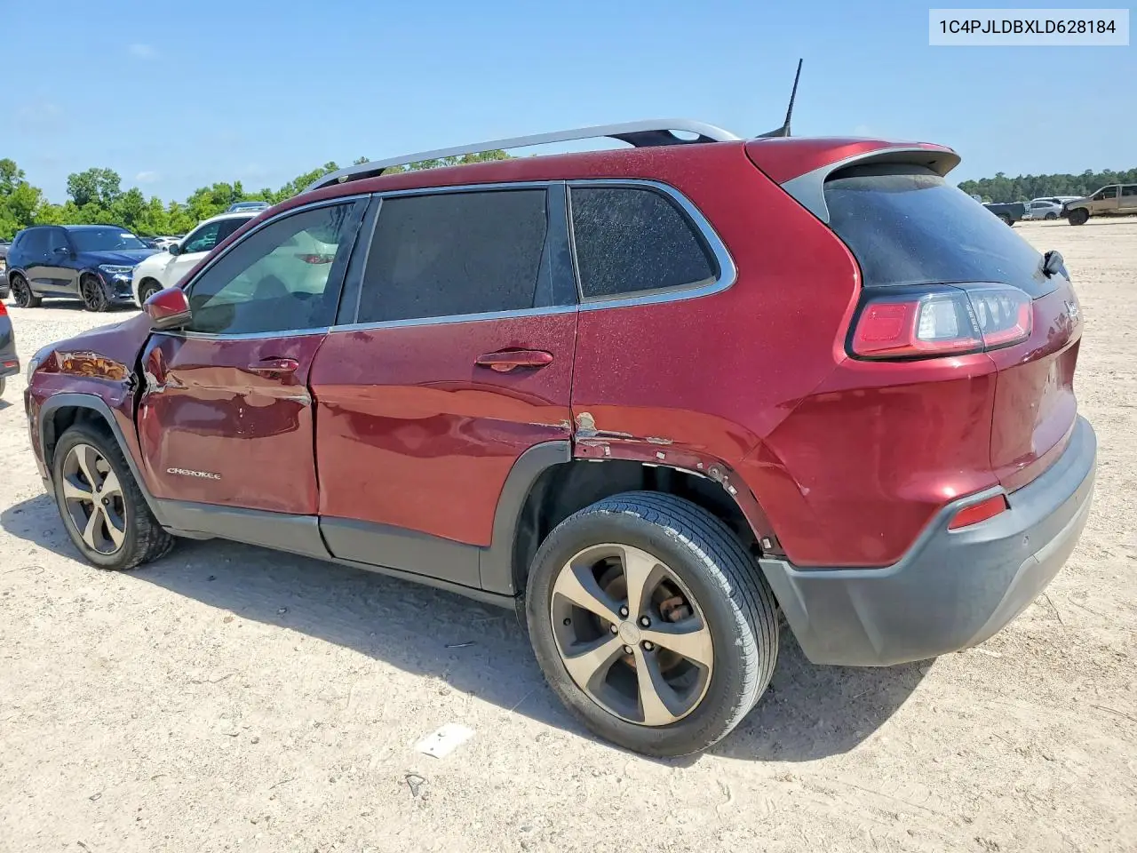 2020 Jeep Cherokee Limited VIN: 1C4PJLDBXLD628184 Lot: 61889376