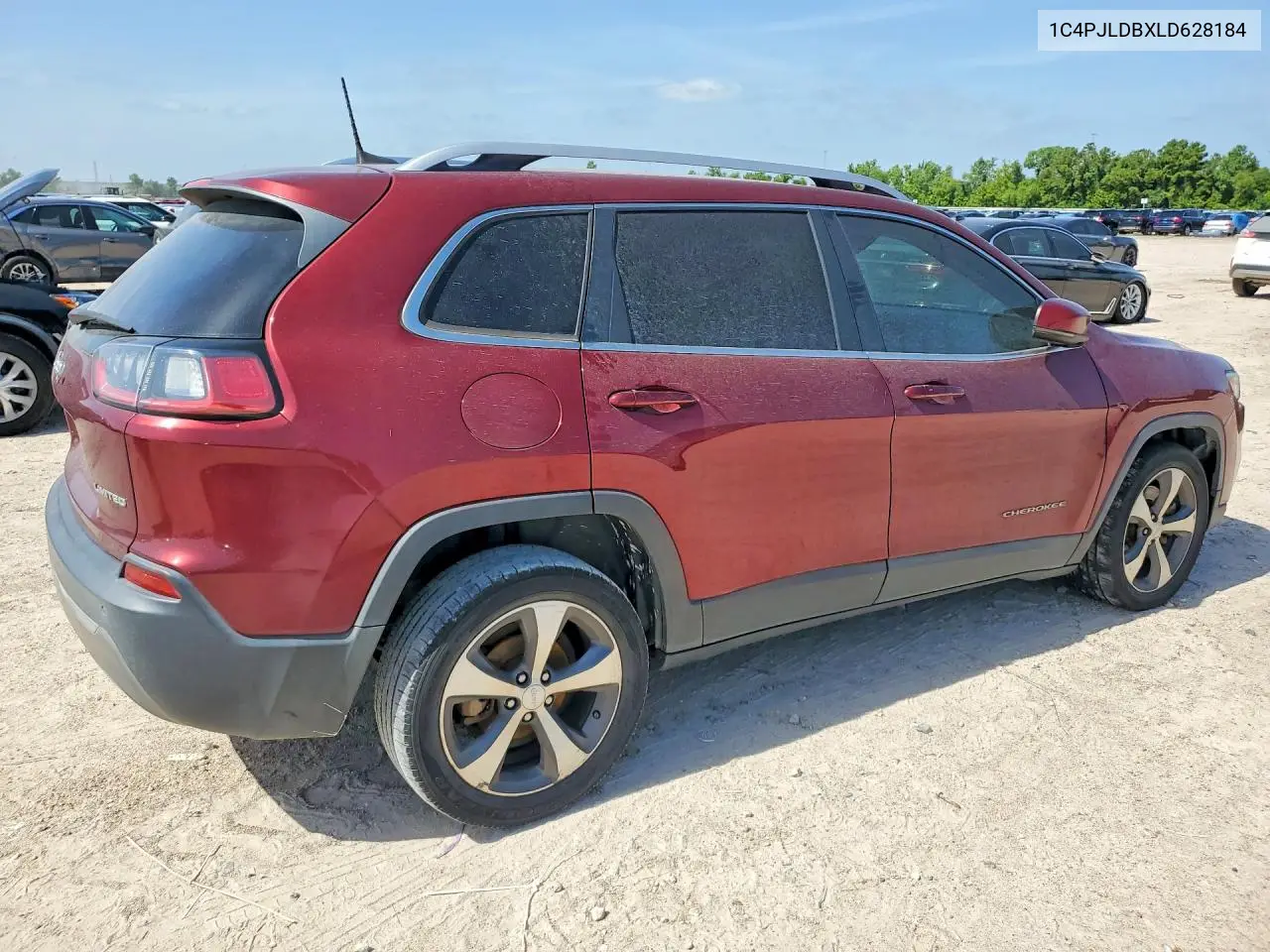 2020 Jeep Cherokee Limited VIN: 1C4PJLDBXLD628184 Lot: 61889376