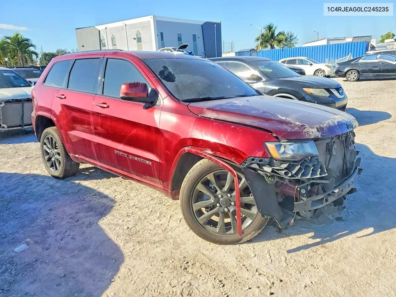 2020 Jeep Grand Cherokee Laredo VIN: 1C4RJEAG0LC245235 Lot: 62154106