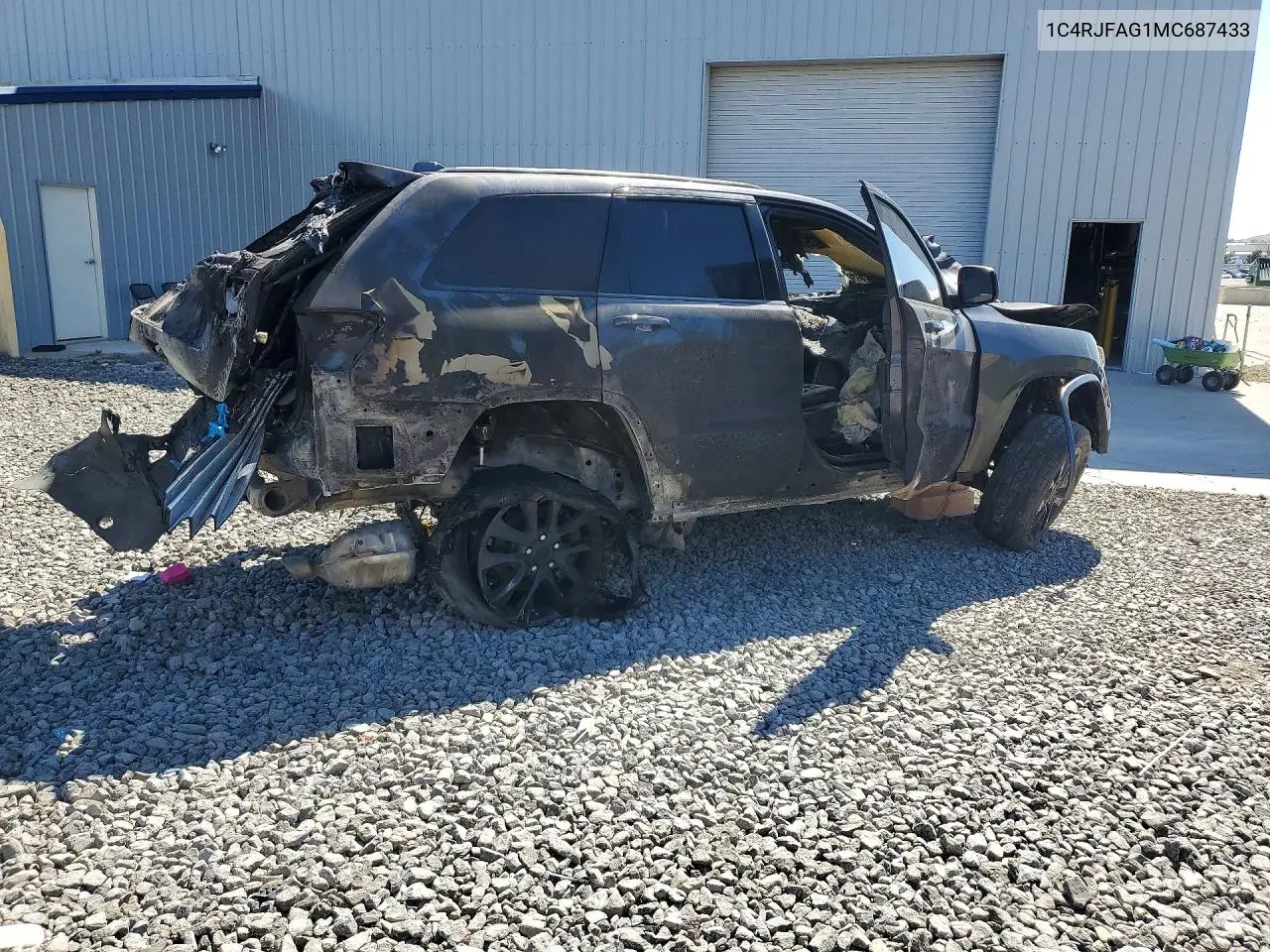 2021 Jeep Grand Cherokee Laredo VIN: 1C4RJFAG1MC687433 Lot: 50089246