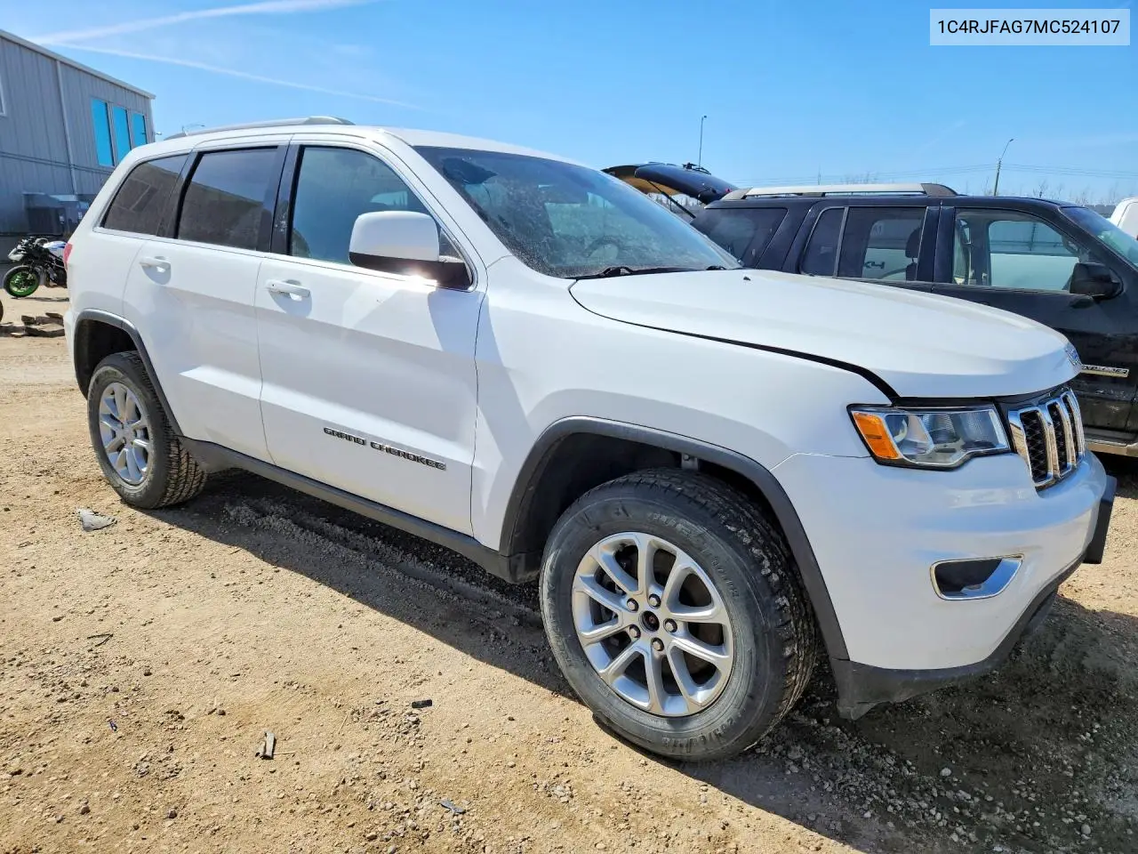1C4RJFAG7MC524107 2021 Jeep Grand Cherokee Laredo