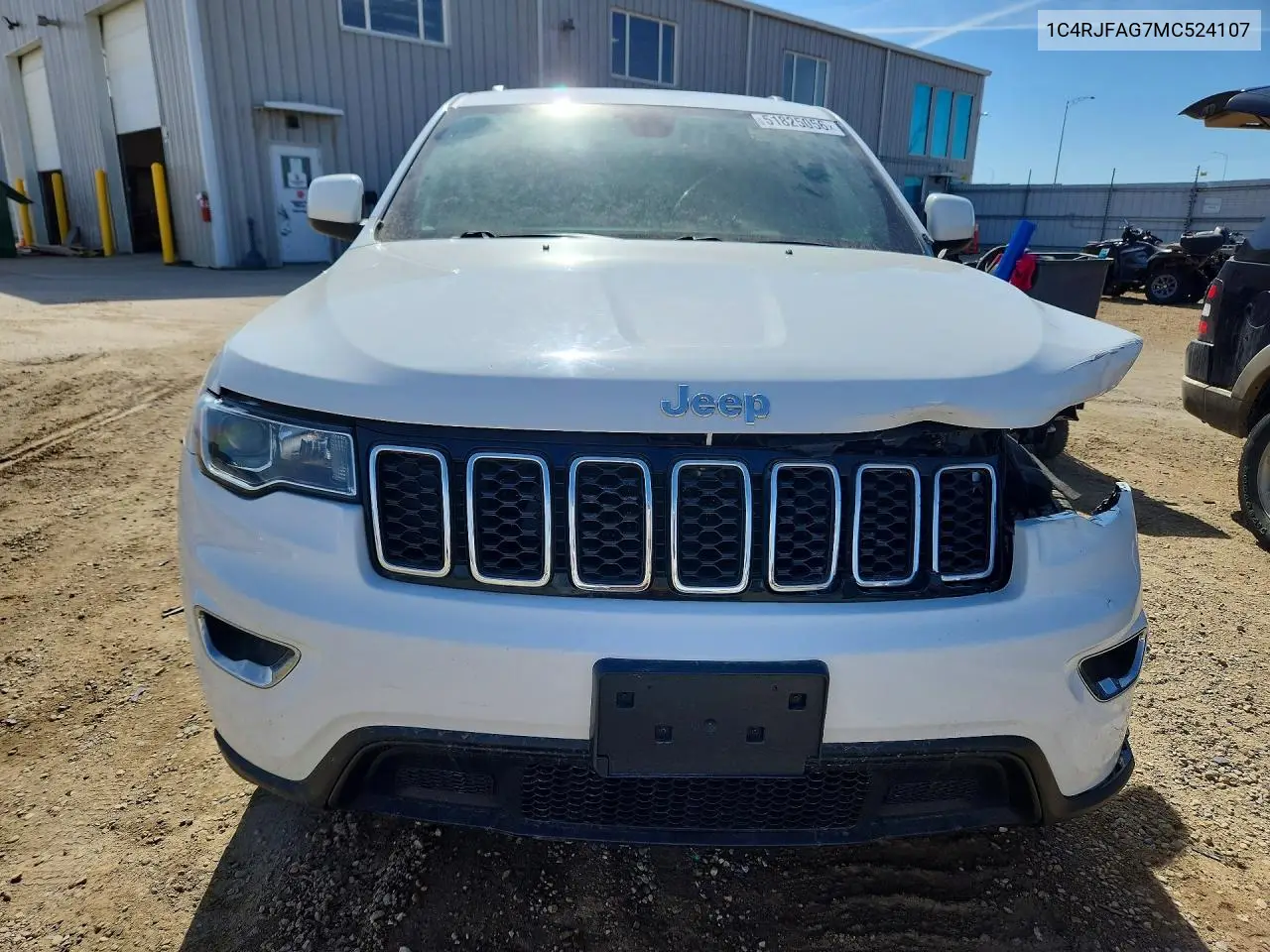 1C4RJFAG7MC524107 2021 Jeep Grand Cherokee Laredo