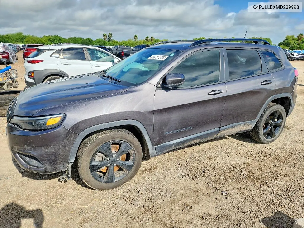 2021 Jeep Cherokee Latitude Plus VIN: 1C4PJLLBXMD239998 Lot: 55287336