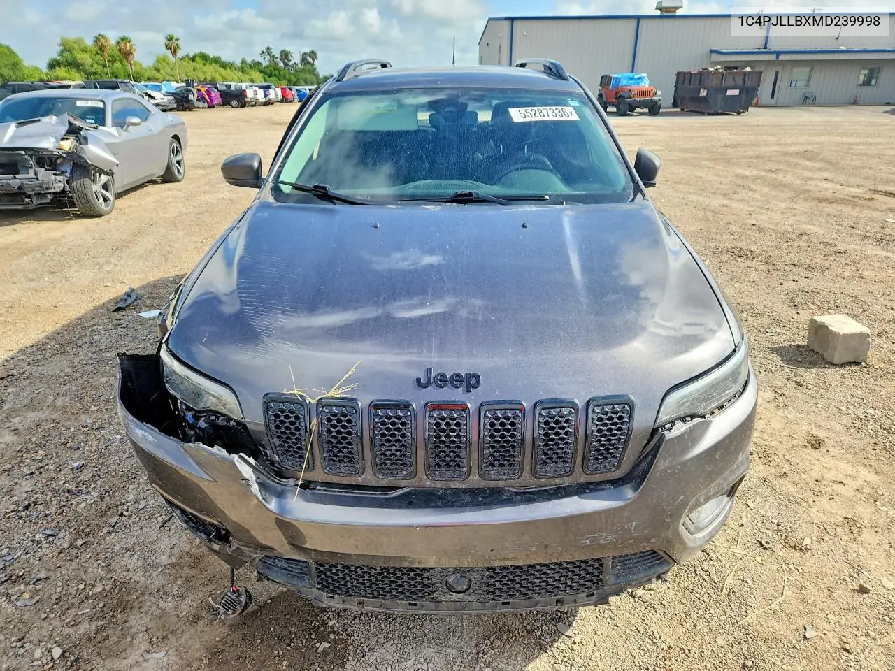 2021 Jeep Cherokee Latitude Plus VIN: 1C4PJLLBXMD239998 Lot: 55287336