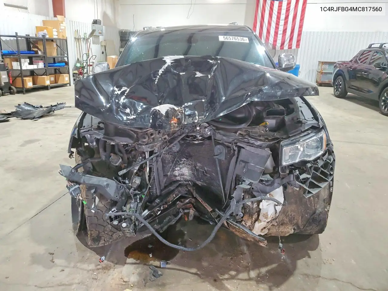 2021 Jeep Grand Cherokee Limited VIN: 1C4RJFBG4MC817560 Lot: 56576536