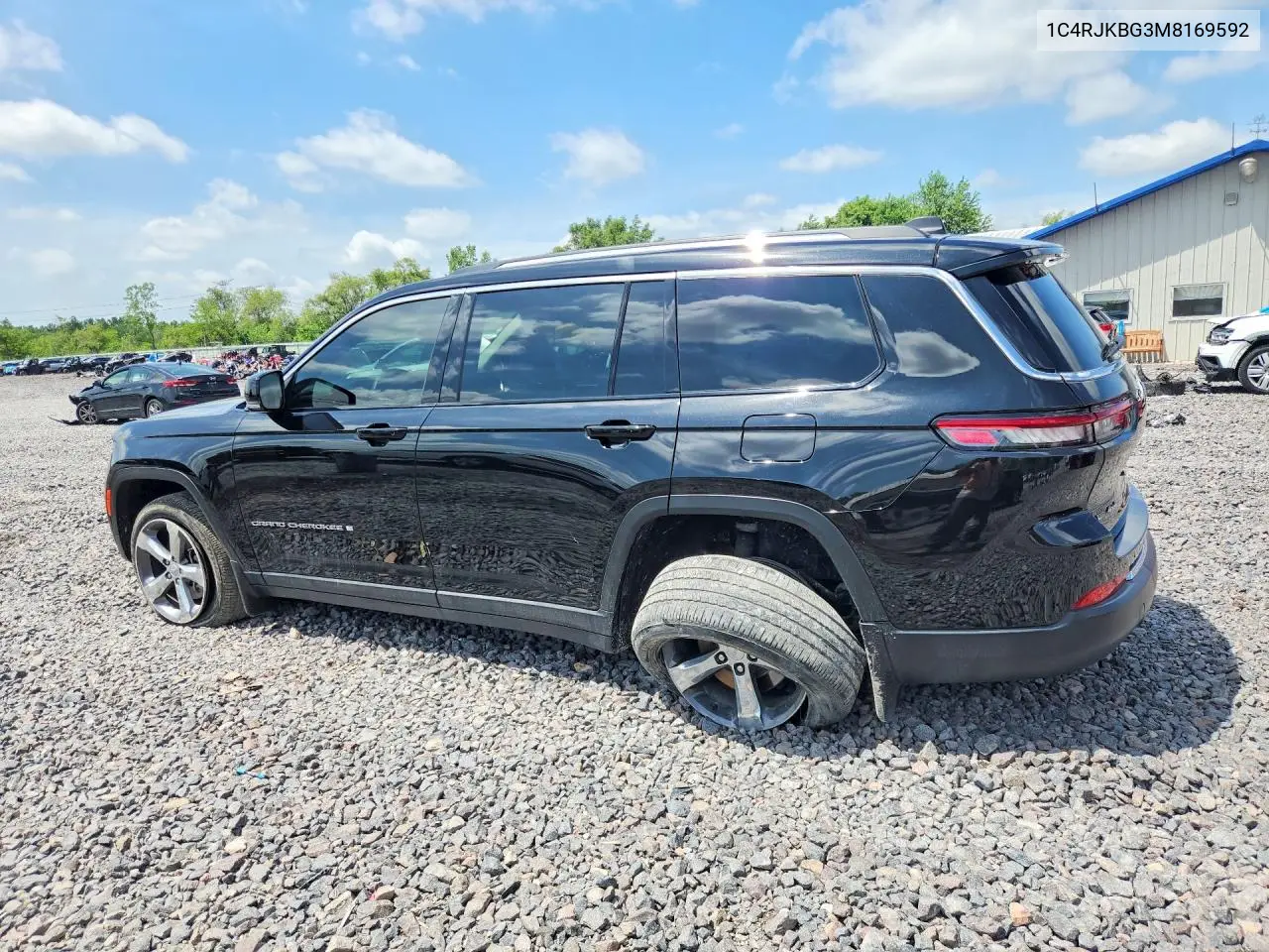 2021 Jeep Grand Cherokee L Limited VIN: 1C4RJKBG3M8169592 Lot: 56682336