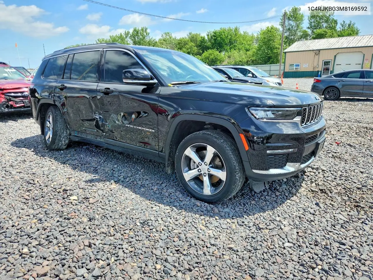 2021 Jeep Grand Cherokee L Limited VIN: 1C4RJKBG3M8169592 Lot: 56682336