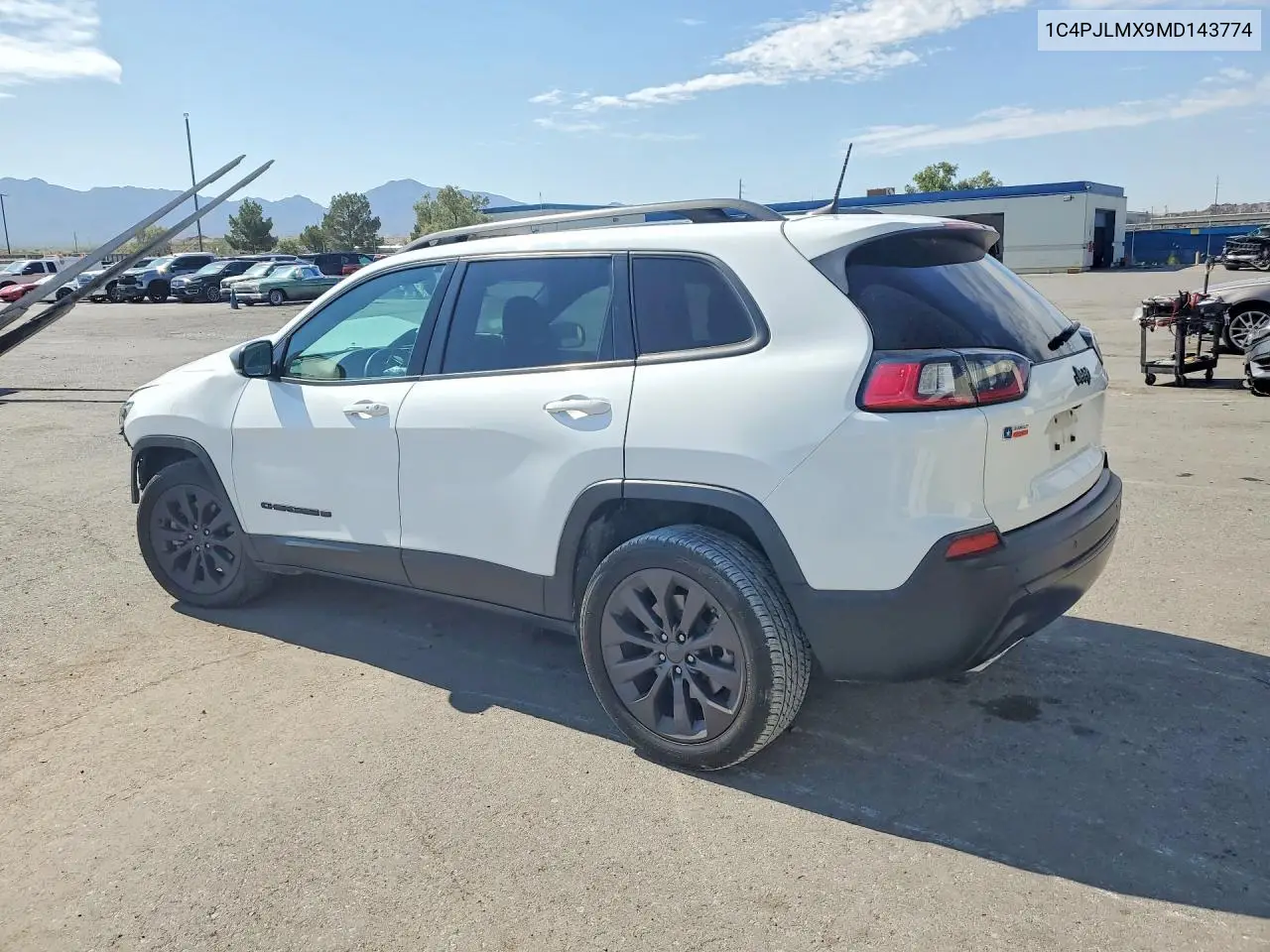 2021 Jeep Cherokee Latitude Lux VIN: 1C4PJLMX9MD143774 Lot: 56733356
