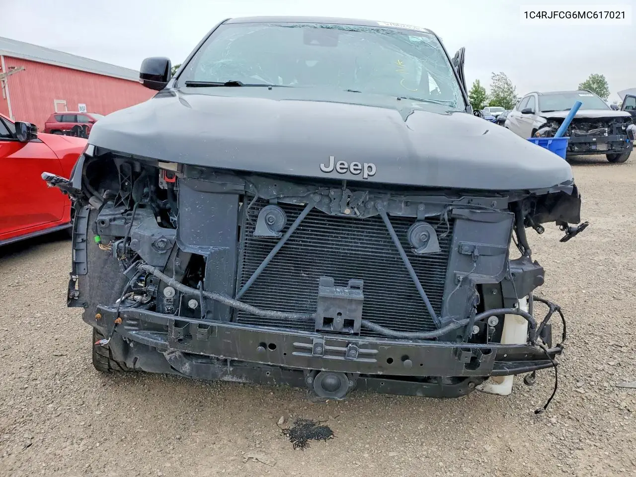 2021 Jeep Grand Cherokee Overland VIN: 1C4RJFCG6MC617021 Lot: 57062456