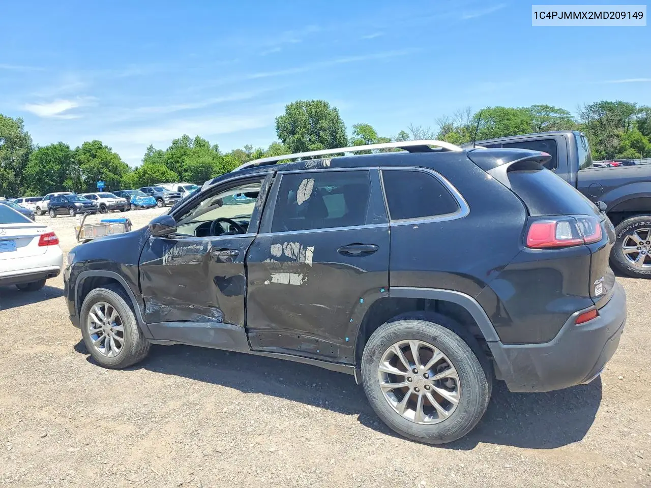 1C4PJMMX2MD209149 2021 Jeep Cherokee Latitude Lux