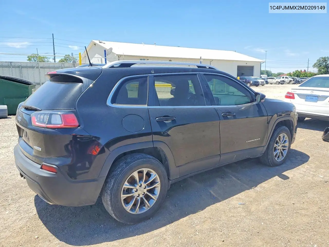 1C4PJMMX2MD209149 2021 Jeep Cherokee Latitude Lux
