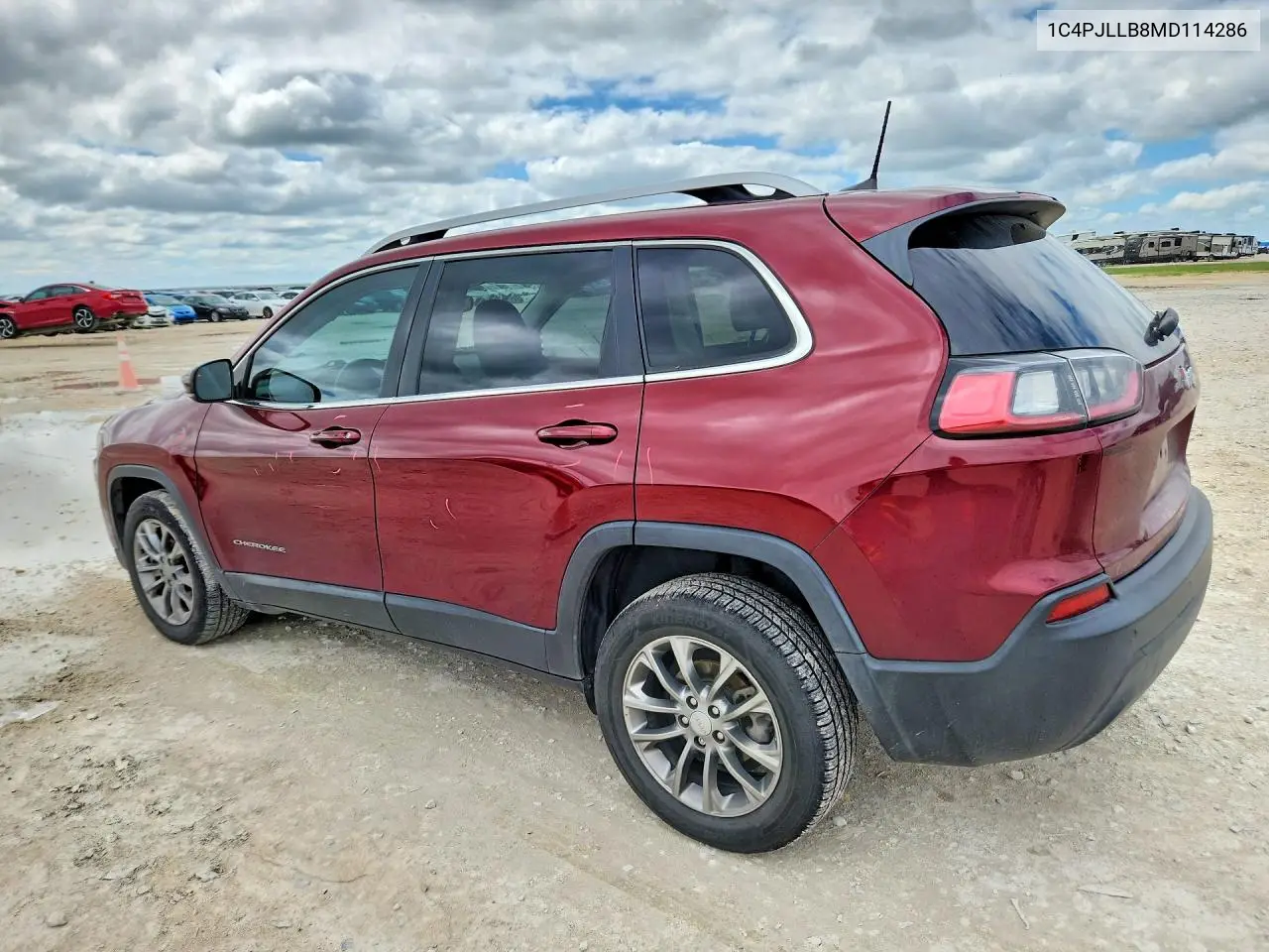 2021 Jeep Cherokee Latitude Plus VIN: 1C4PJLLB8MD114286 Lot: 57595826
