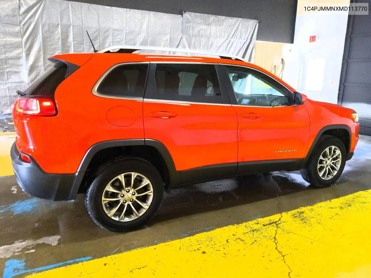2021 Jeep Cherokee Latitude Lux VIN: 1C4PJMMNXMD113770 Lot: 58396246