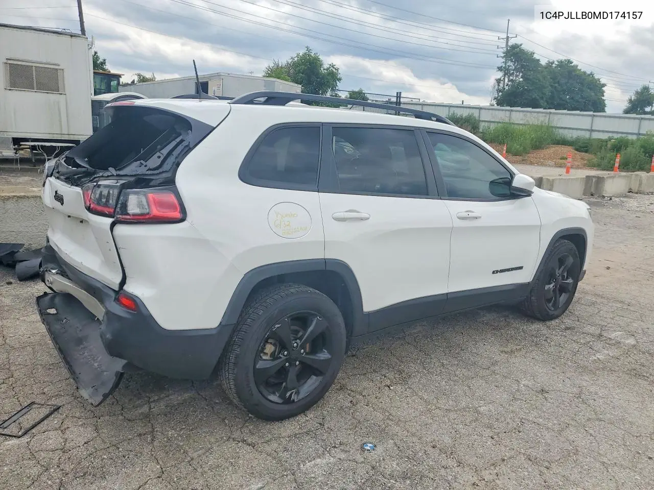 2021 Jeep Cherokee Latitude Plus VIN: 1C4PJLLB0MD174157 Lot: 58715136