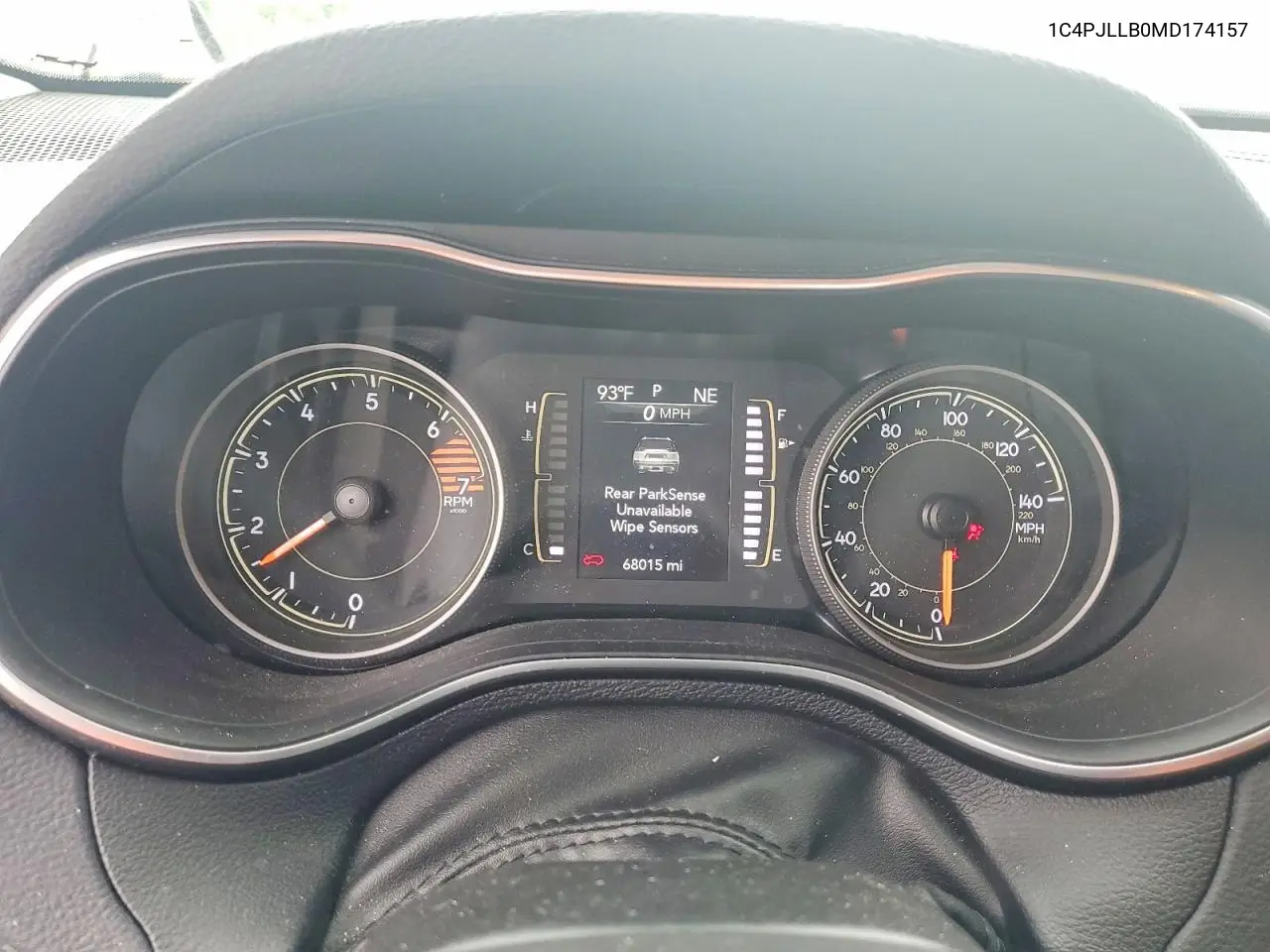 2021 Jeep Cherokee Latitude Plus VIN: 1C4PJLLB0MD174157 Lot: 58715136