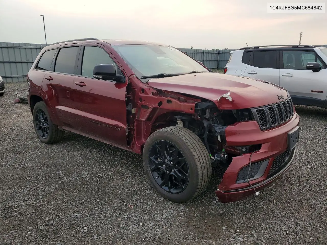 2021 Jeep Grand Cherokee Limited VIN: 1C4RJFBG5MC684842 Lot: 59256686