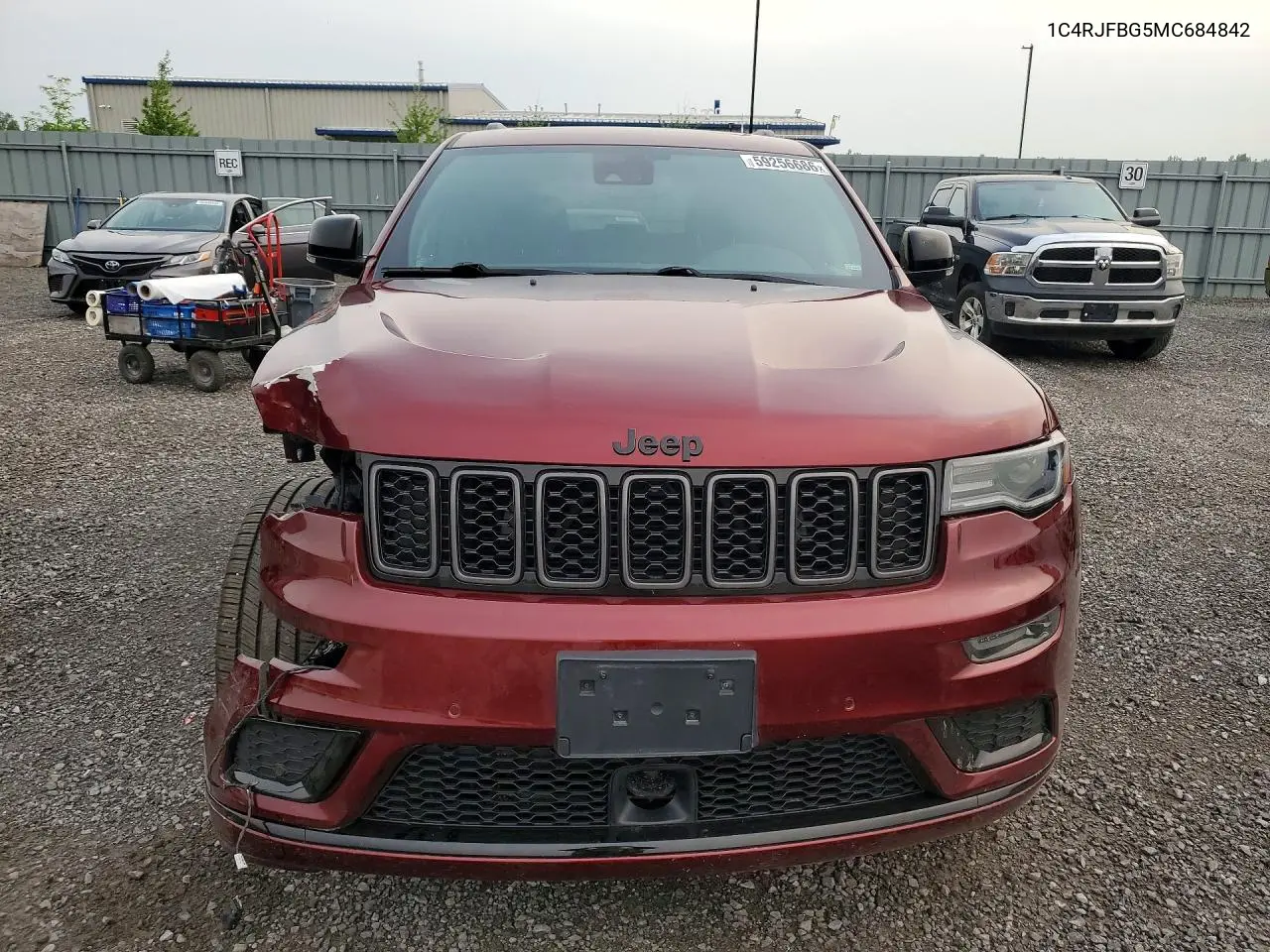 2021 Jeep Grand Cherokee Limited VIN: 1C4RJFBG5MC684842 Lot: 59256686