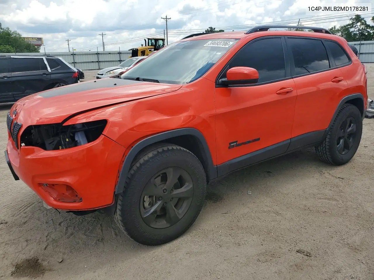 2021 Jeep Cherokee Latitude Plus VIN: 1C4PJMLB2MD178281 Lot: 59693706