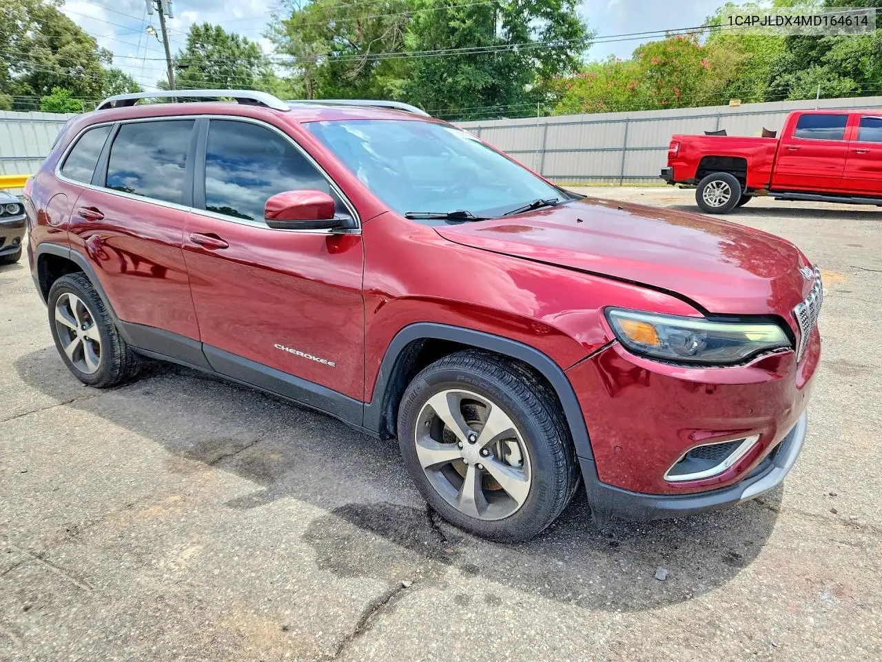 2021 Jeep Cherokee Limited VIN: 1C4PJLDX4MD164614 Lot: 60656006