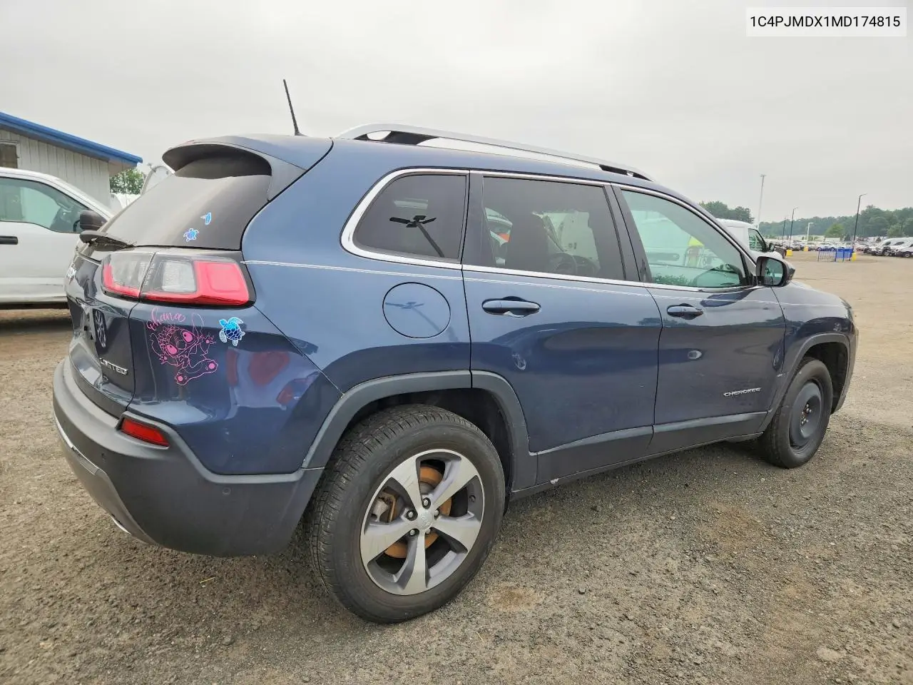 2021 Jeep Cherokee Limited VIN: 1C4PJMDX1MD174815 Lot: 61548436
