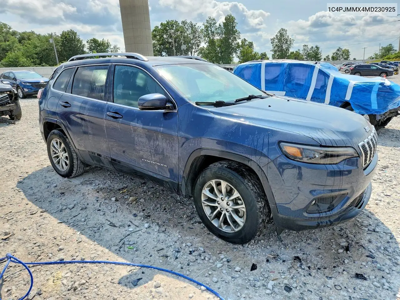 2021 Jeep Cherokee Latitude Lux VIN: 1C4PJMMX4MD230925 Lot: 61664636