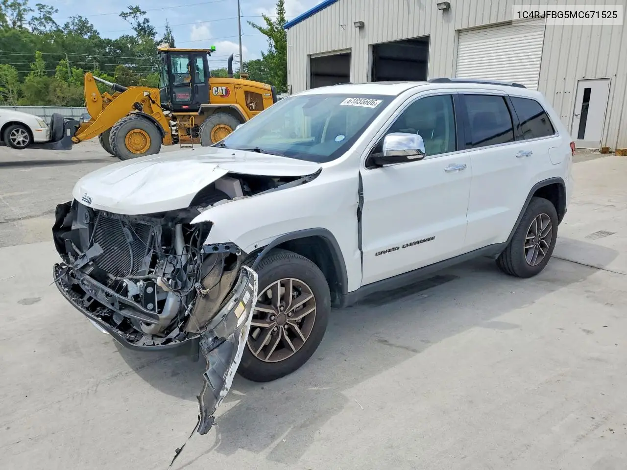 2021 Jeep Grand Cherokee Limited VIN: 1C4RJFBG5MC671525 Lot: 61855606