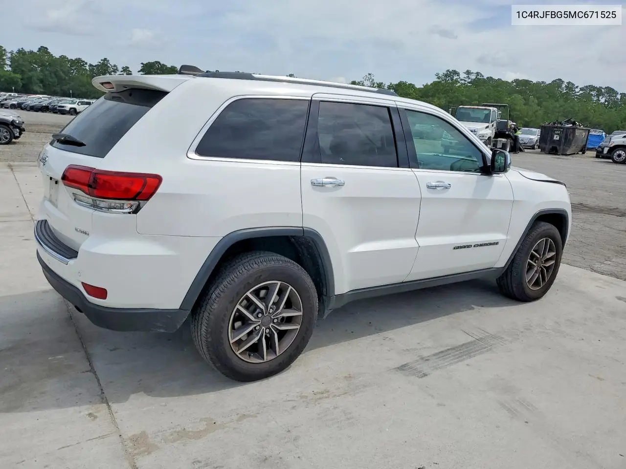 2021 Jeep Grand Cherokee Limited VIN: 1C4RJFBG5MC671525 Lot: 61855606