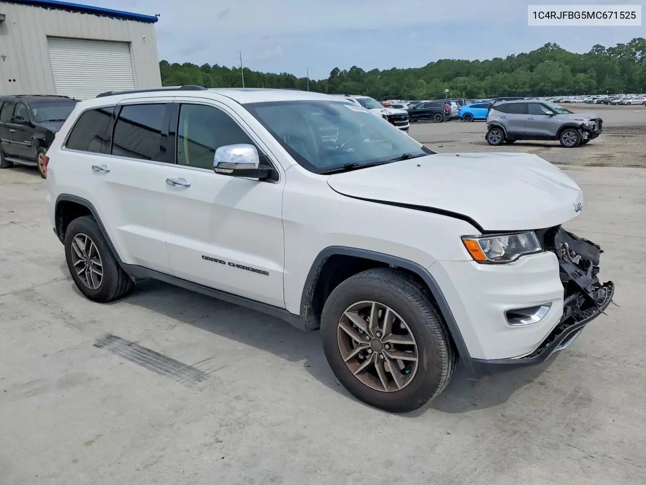 2021 Jeep Grand Cherokee Limited VIN: 1C4RJFBG5MC671525 Lot: 61855606