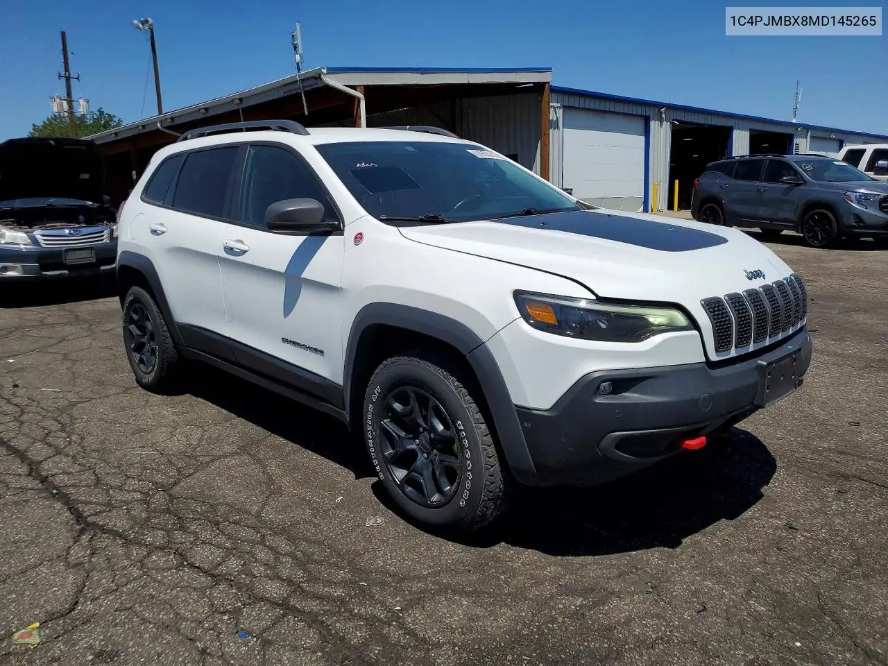 2021 Jeep Cherokee Trailhawk VIN: 1C4PJMBX8MD145265 Lot: 61957216