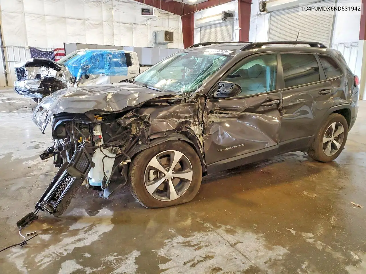 2022 Jeep Cherokee Limited VIN: 1C4PJMDX6ND531942 Lot: 57752456
