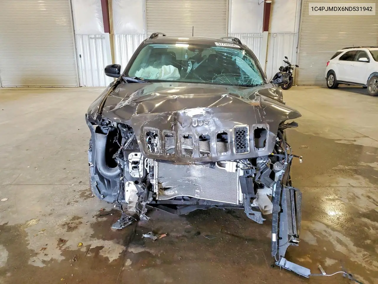 2022 Jeep Cherokee Limited VIN: 1C4PJMDX6ND531942 Lot: 57752456
