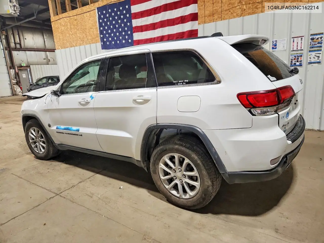 2022 Jeep Grand Cherokee Laredo E VIN: 1C4RJFAG3NC162214 Lot: 58587536