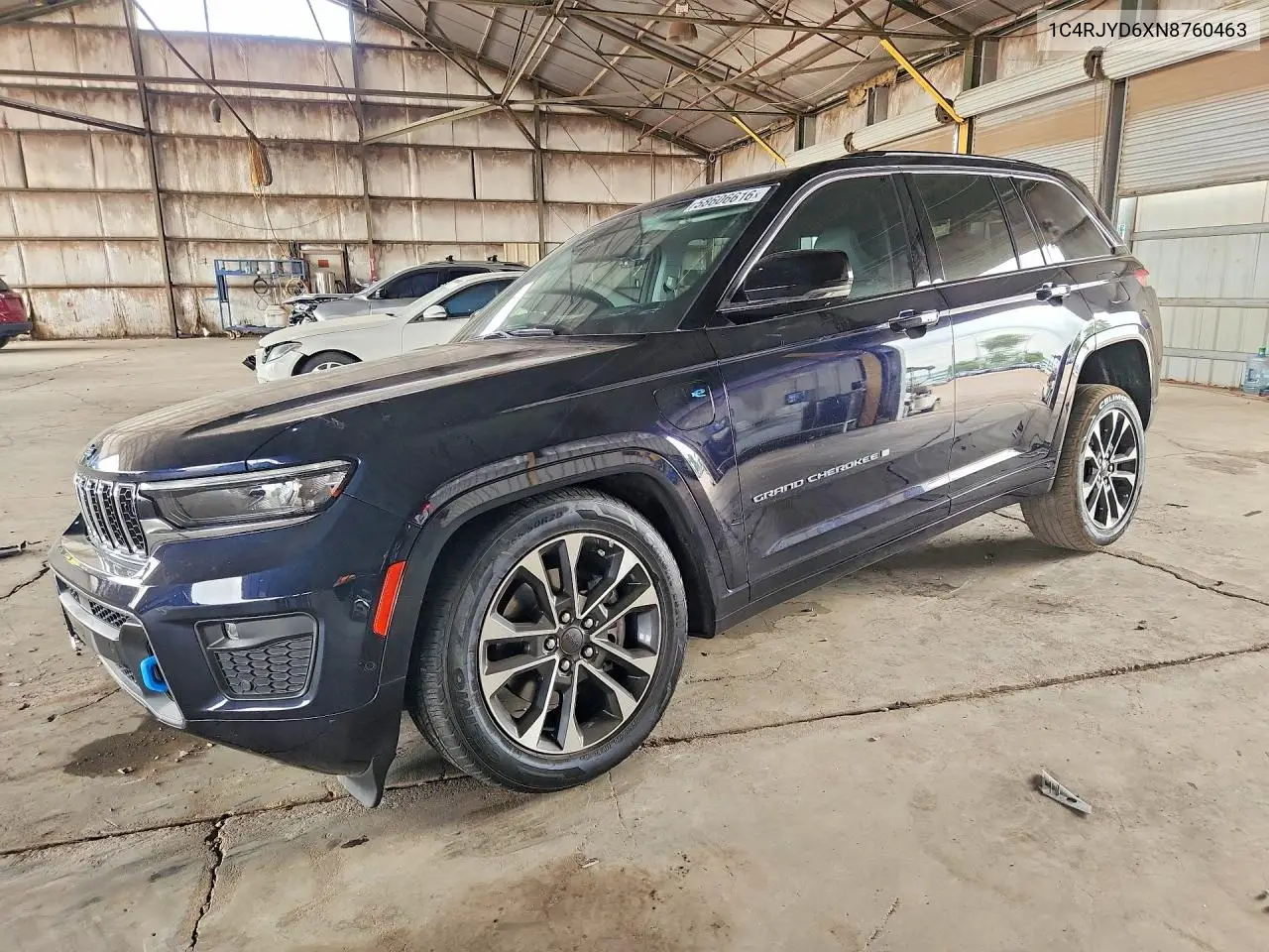 2022 Jeep Grand Cherokee Overland 4Xe VIN: 1C4RJYD6XN8760463 Lot: 58606616