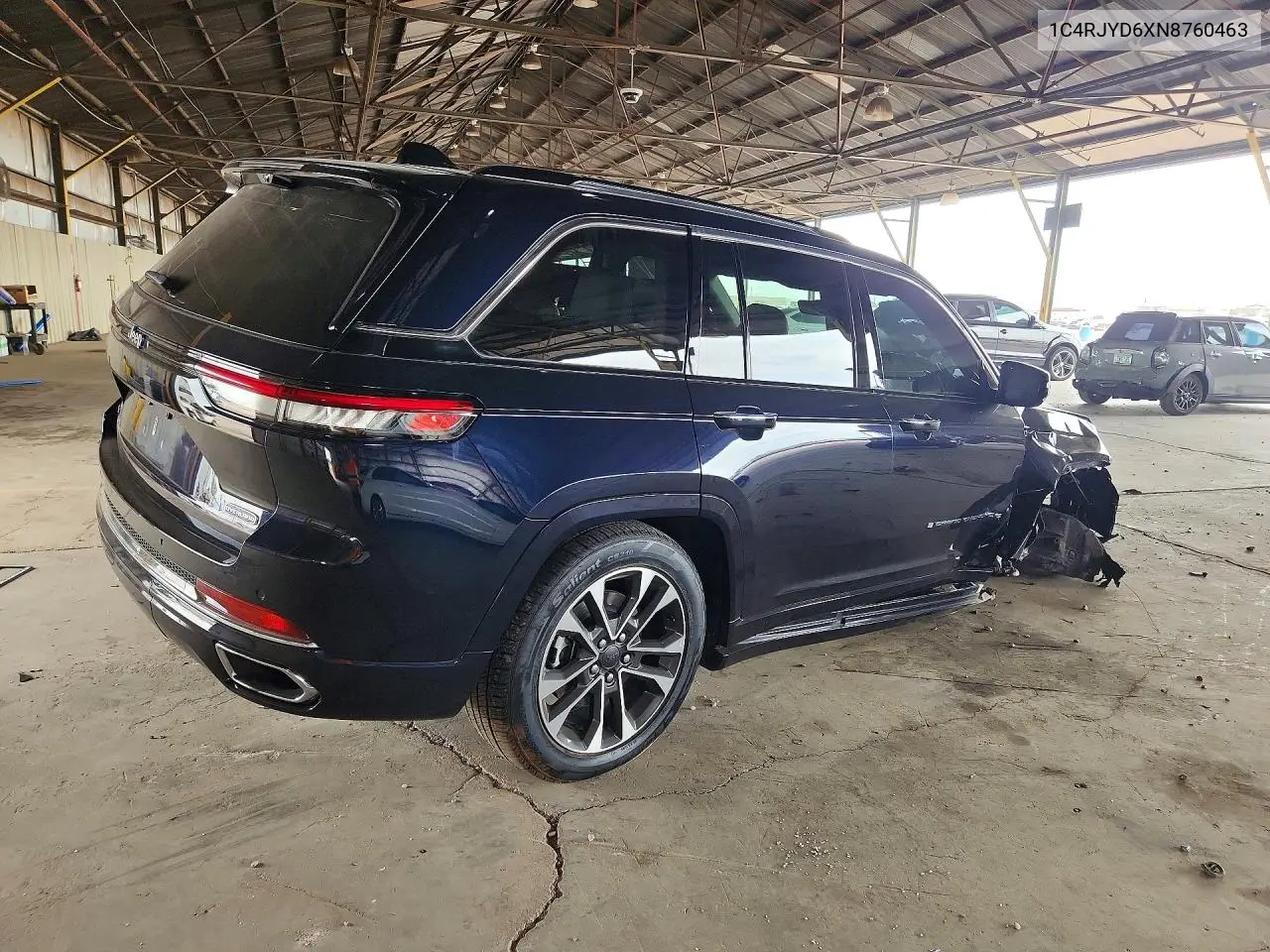 2022 Jeep Grand Cherokee Overland 4Xe VIN: 1C4RJYD6XN8760463 Lot: 58606616