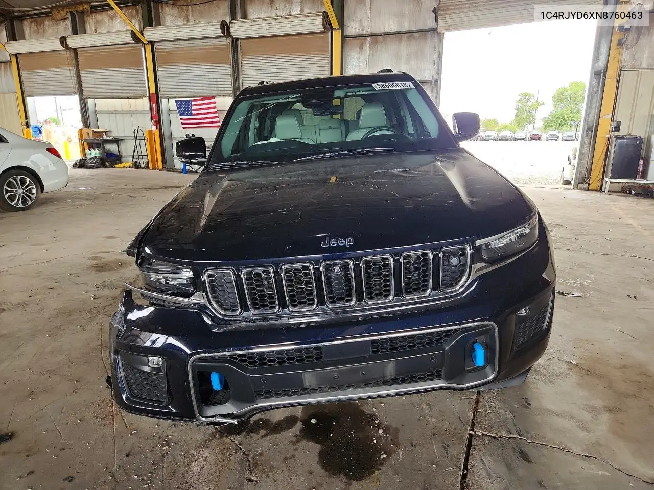 2022 Jeep Grand Cherokee Overland 4Xe VIN: 1C4RJYD6XN8760463 Lot: 58606616