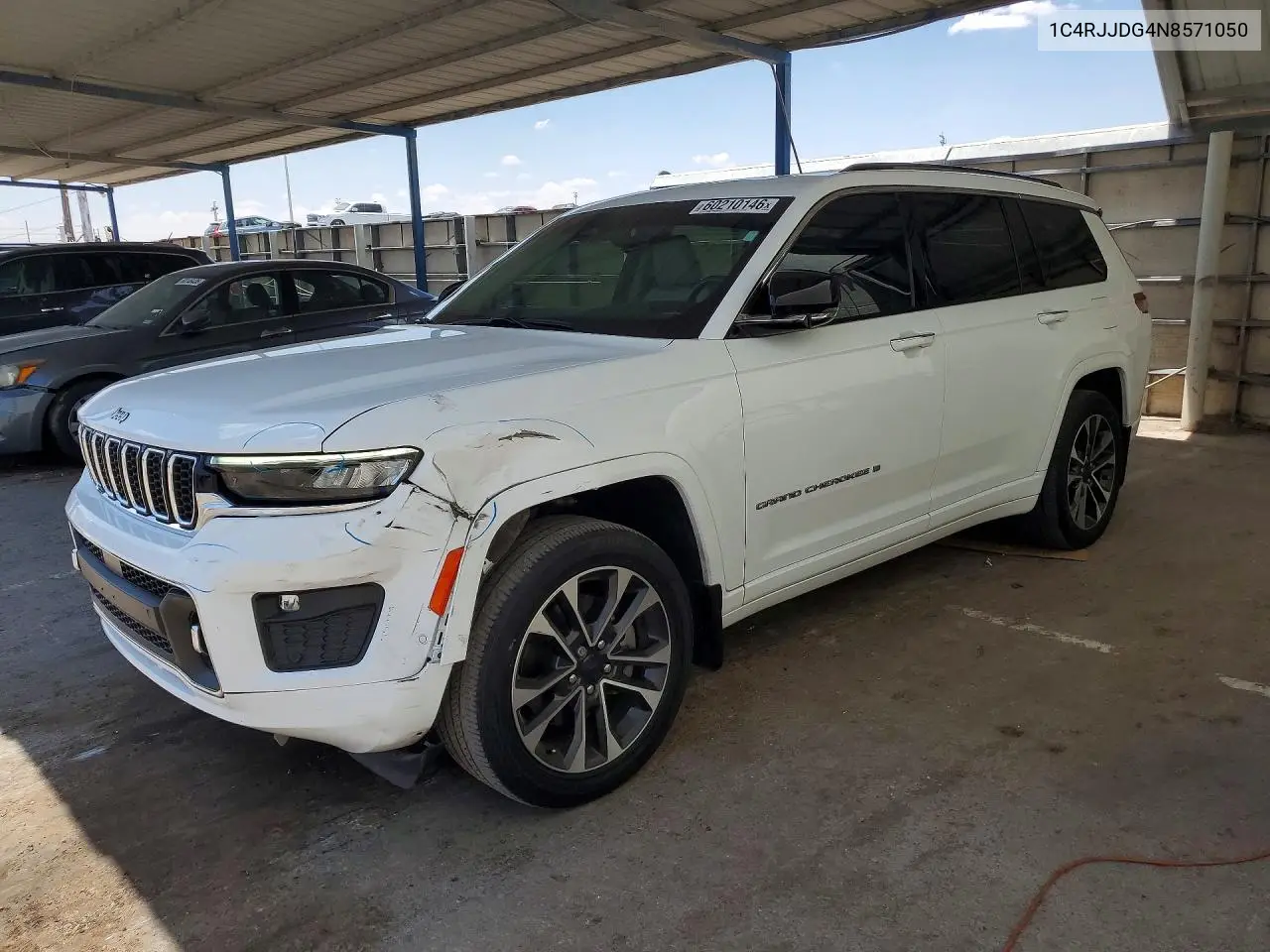 2022 Jeep Grand Cherokee L Overland VIN: 1C4RJJDG4N8571050 Lot: 60210146