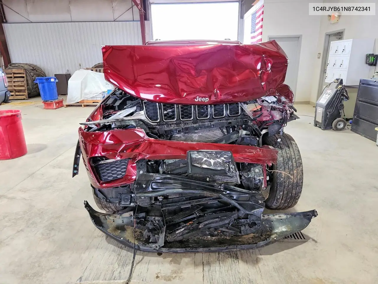 2022 Jeep Grand Cherokee Limited 4Xe VIN: 1C4RJYB61N8742341 Lot: 61713276