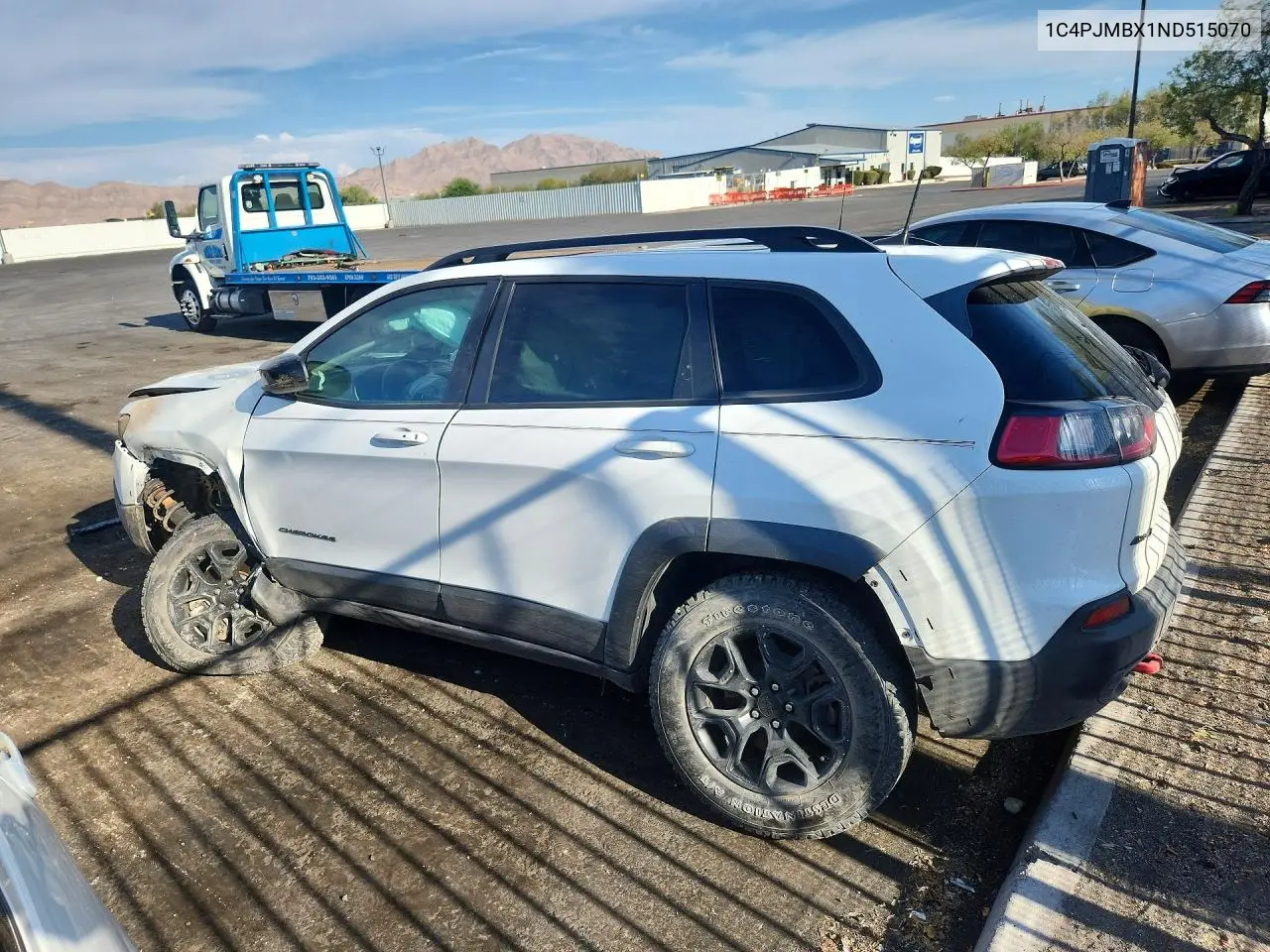 2022 Jeep Cherokee Trailhawk VIN: 1C4PJMBX1ND515070 Lot: 62164386