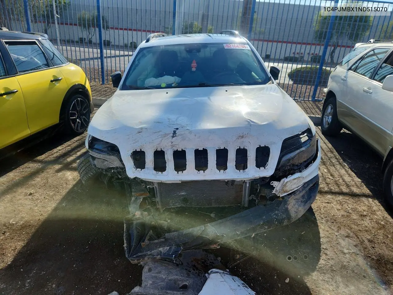 2022 Jeep Cherokee Trailhawk VIN: 1C4PJMBX1ND515070 Lot: 62164386