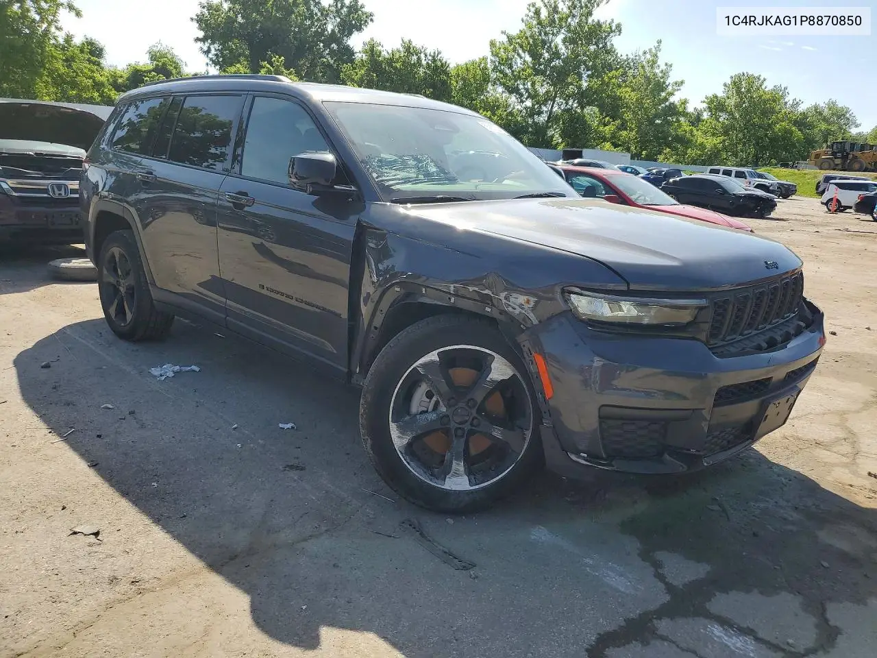2023 Jeep Grand Cherokee L Laredo VIN: 1C4RJKAG1P8870850 Lot: 56057226