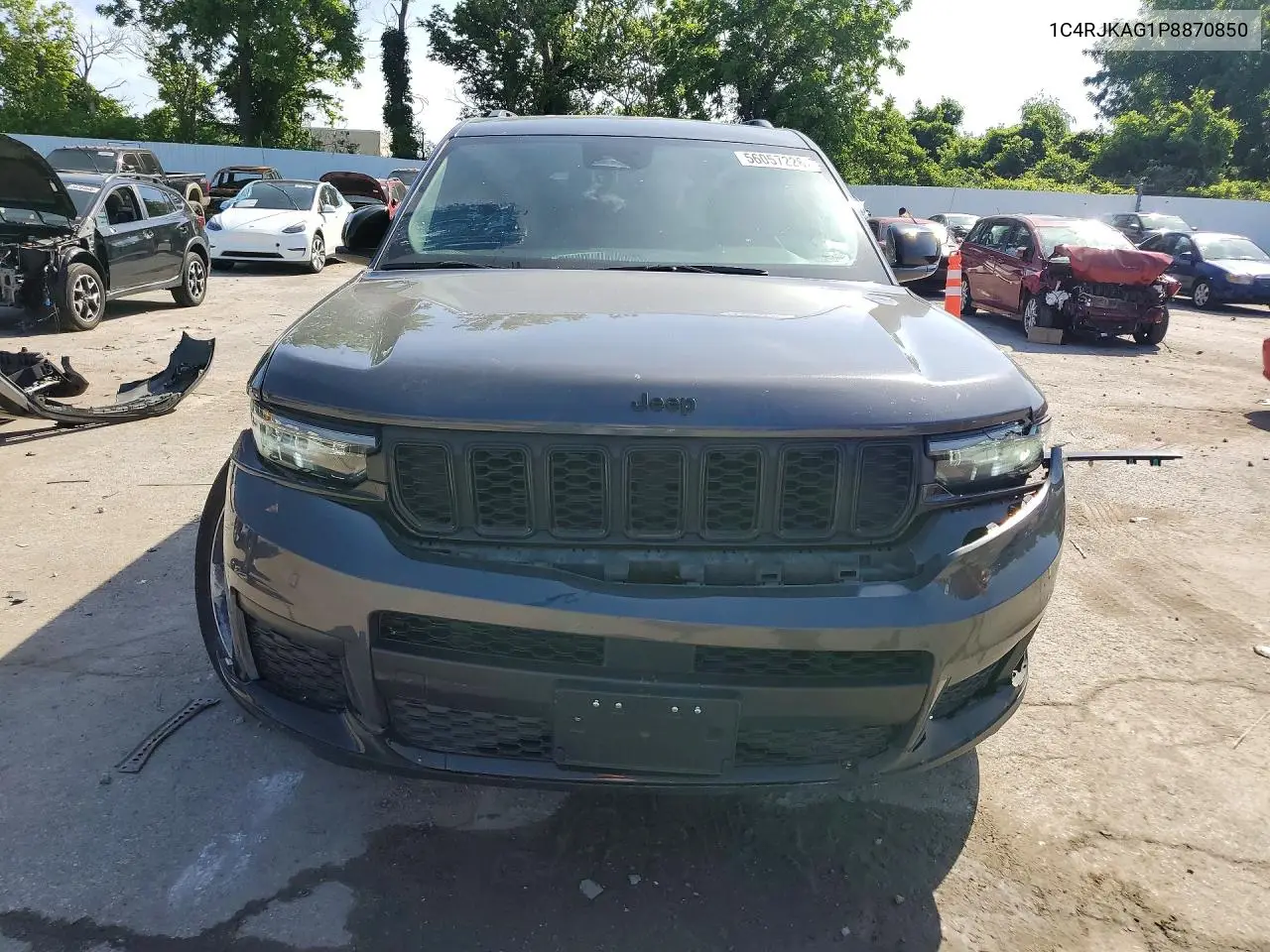 2023 Jeep Grand Cherokee L Laredo VIN: 1C4RJKAG1P8870850 Lot: 56057226