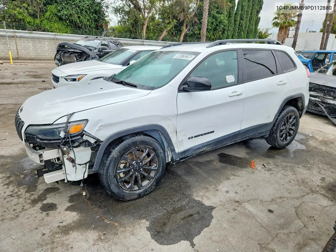 2023 Jeep Cherokee Altitude Lux VIN: 1C4PJMMB9PD112880 Lot: 56673236