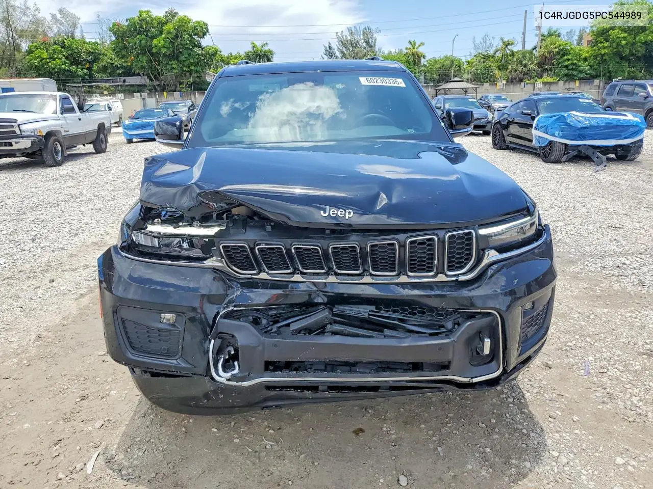 2023 Jeep Grand Cherokee Overland VIN: 1C4RJGDG5PC544989 Lot: 60230336